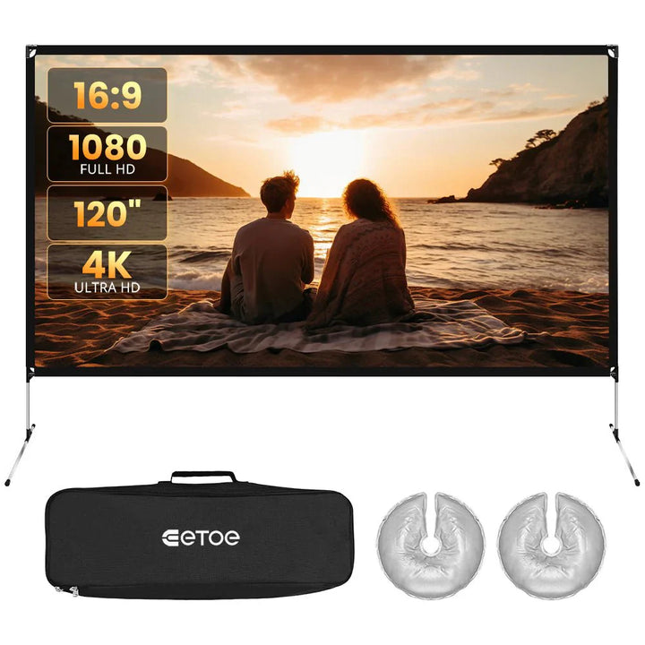 120 inch 16:9 Outdoor Projection Screen - ETOE Projector
