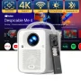ETOE Seal Google TV Projector – Full HD 1080P, 500 ANSI Lumens, Smart Streaming, Dolby Audio, Wi-Fi & Bluetooth