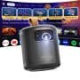 DPL Portable Video Projector 4K Google TV Netflix Official, Mini Video Projector ETOE Whale 500ANSI Full HD 1080P Native, Built-in Battery 2.5H / Ultra Short Range Projection - Black