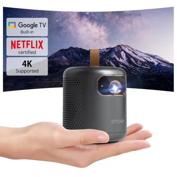 ETOE Dolphin Google TV Projector - Image 8