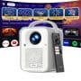 ETOE Seal Google TV Projector – Full HD 1080P, 500 ANSI Lumens, Smart Streaming, Dolby Audio, Wi-Fi & Bluetooth